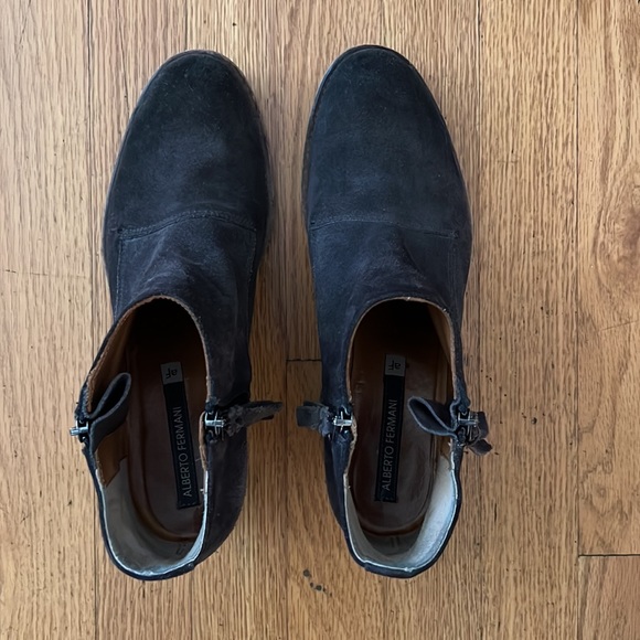 Alberto Fermani Caprica ankle boots EUC 39.5 grey/brown color - Picture 3 of 5